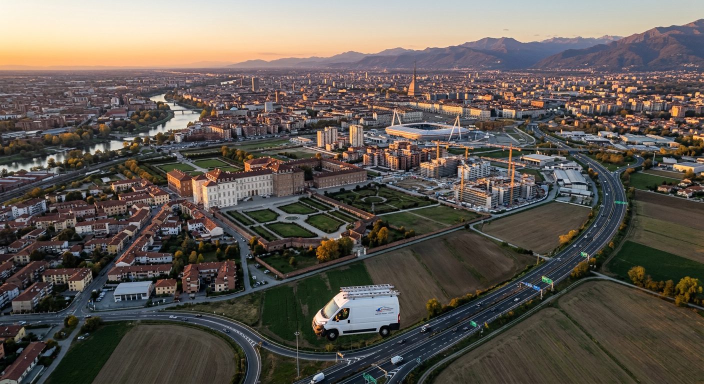 Area servita noleggio ventose provincia di Torino — LeoneVentose