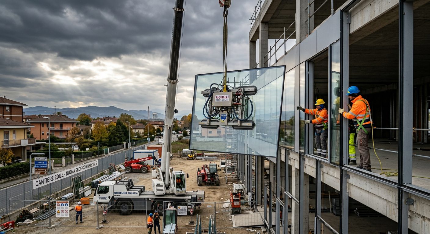 Noleggio ventose a Nichelino — LeoneVentose cantiere cintura Torino