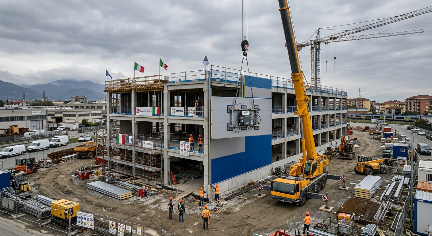 Noleggio ventose a Settimo Torinese — LeoneVentose cantiere provincia Torino