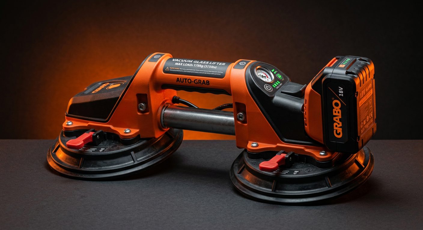 Ventosa a batteria per vetro — scheda attrezzatura LeoneVentose