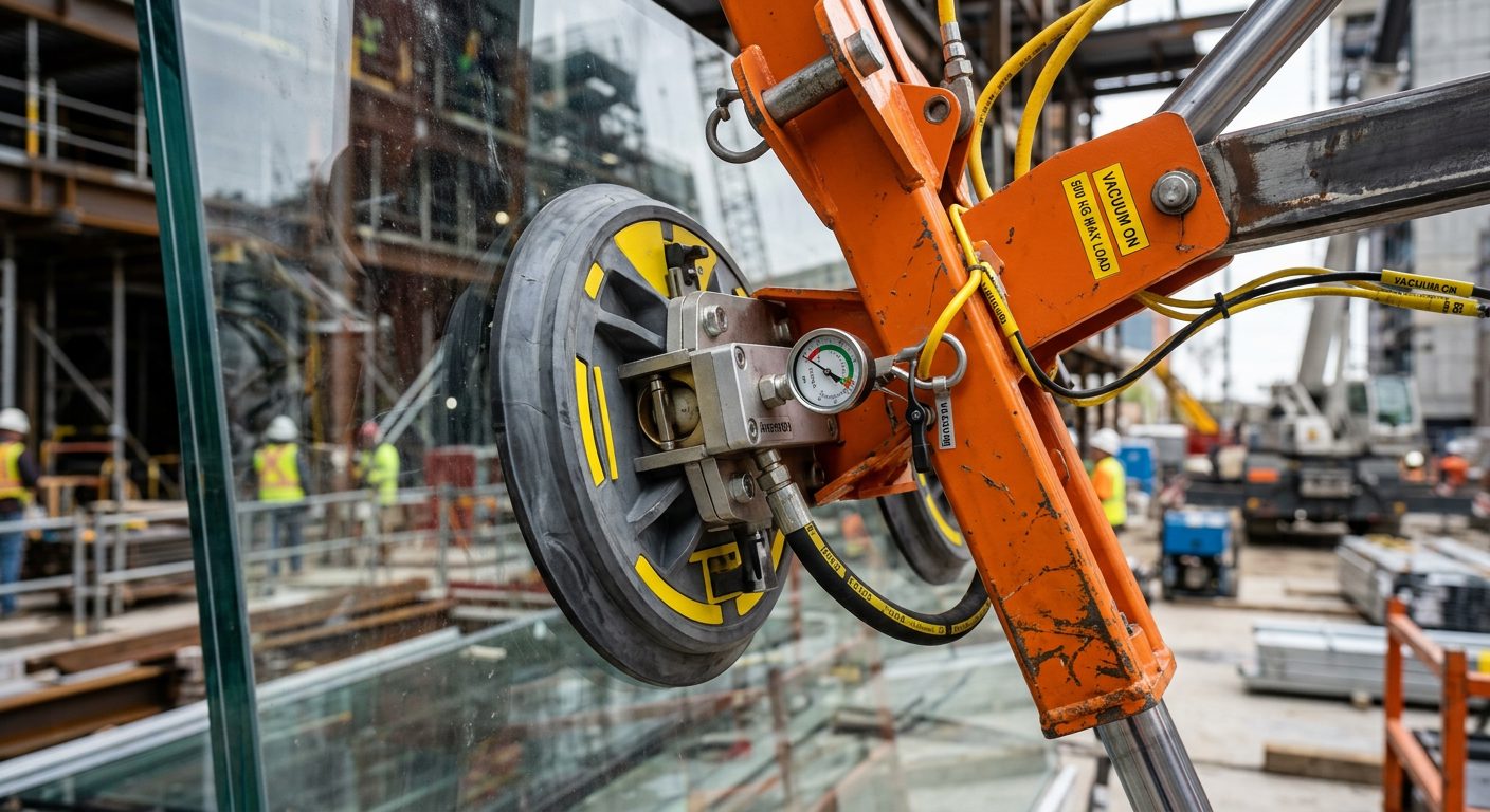 Ventosa elettrica per vetro — noleggio attrezzatura professionale LeoneVentose
